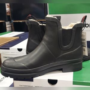SOLD Tretorn Lina Women Memory Foam Faux Fur Lined Winter/Rain Boots - Black